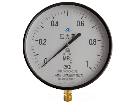 Y-200普通压力表-上海自动化仪表四厂